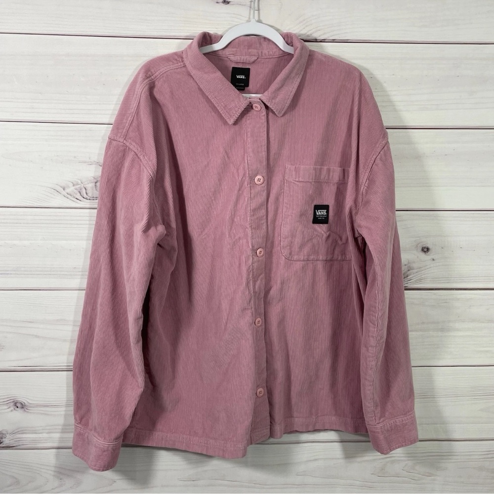 Vans Mauve Corduroy Button Down Shirt
